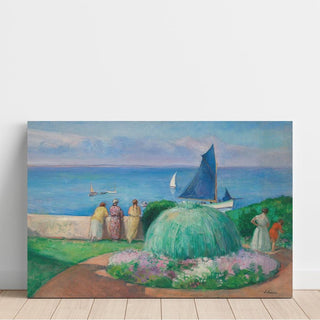 La voile bleue, Préfailles - Henri Lebasque | Reproduction Tableau Décoration murale affiche copie