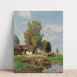 Ländliche Idylle - Alfred Zoff | Reproduction Tableau Décoration murale affiche copie