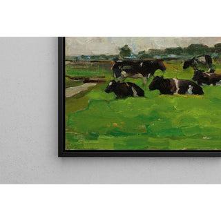Landscape with Group of Five Cows - Piet Mondrian | Reproduction Tableau Décoration murale affiche copie