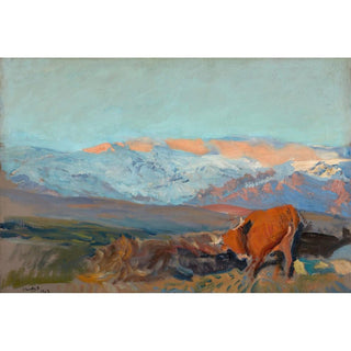 Las Zorreras, montagnes de Guadarrama - Joaquín Sorolla | Reproduction Tableau Décoration murale affiche copie