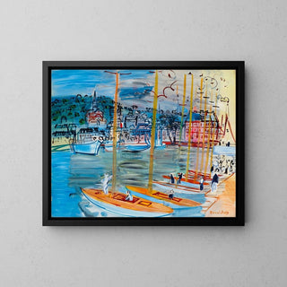 Le Bassin de Deauville - Raoul Dufy | Reproduction Tableau Décoration murale copie