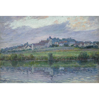 Le Bords de la Marne près de Montévrain - Henri Lebasque | Reproduction Tableau Décoration murale affiche copie