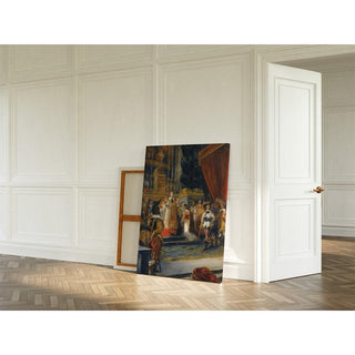 Le Cardinal de Richelieu Disant la Messe dans la Chapelle du Palais Royal - Eugène Delacroix | Reproduction Tableau Décoration murale affiche copie