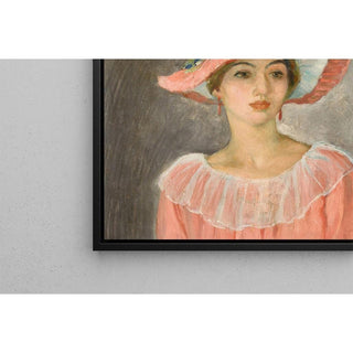 Le Chapeau Rose - Henri Lebasque | Reproduction Tableau Décoration murale affiche copie