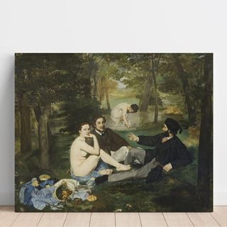 Le Déjeuner sur l'herbe - Édouard Manet | Reproduction Tableau Décoration murale affiche copie