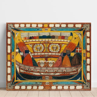 Le Dieu-Père-Géant-Foudre-Transparent - Adolf Wölfli | Reproduction Tableau Décoration murale affiche copie