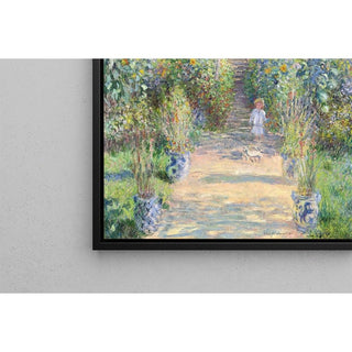 Le Jardin de Monet à Vétheuil - Claude Monet | Reproduction Tableau Décoration murale affiche copie