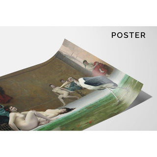 Le Marabout dans le bain du Harem - Jean-Léon Gérôme | Reproduction Tableau Décoration murale affiche copie