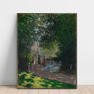 Le Parc Monceau - Claude Monet | Reproduction Tableau Décoration murale affiche copie