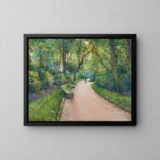 Le Parc Monceau - Gustave Caillebotte | Reproduction Tableau Décoration murale affiche copie