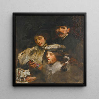 Le Peintre, sa femme et sa fille - James Jebusa Shannon