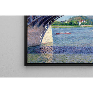 Le Pont d'Argenteuil et la Seine - Gustave Caillebotte | Reproduction Tableau Décoration murale affiche copie