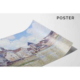 Le Pont de Moret - Alfred Sisley | Reproduction Tableau Décoration murale affiche copie