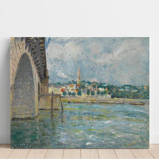 Le Pont de Saint Cloud - Alfred Sisley | Reproduction Tableau Décoration murale affiche copie