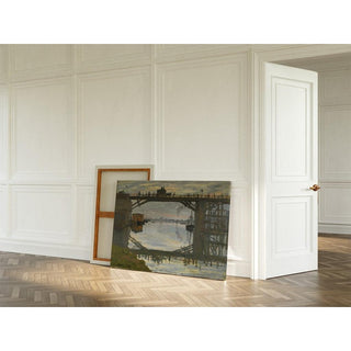 Le Pont de bois - Claude Monet | Reproduction Tableau Décoration murale affiche copie