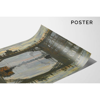 Le Pont de bois - Claude Monet | Reproduction Tableau Décoration murale affiche copie