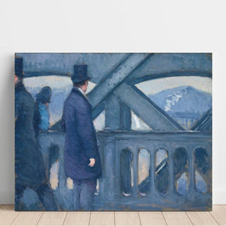 Le Pont de l'Europe - Gustave Caillebotte | Reproduction Tableau Décoration murale affiche copie