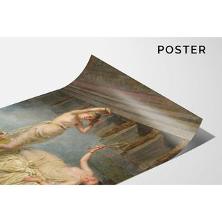 Le Ruban bleu - Raffaello Sorbi | Reproduction Tableau Décoration murale affiche copie