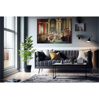 Le Sacre de Napoléon de Jacques-Louis David | Reproduction Tableau Décoration murale affiche copie