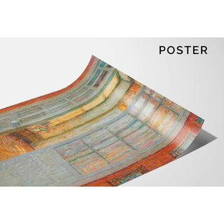 Le Soleil Dans les Vitres - Henri Le Sidaner | Reproduction Tableau Décoration murale affiche copie