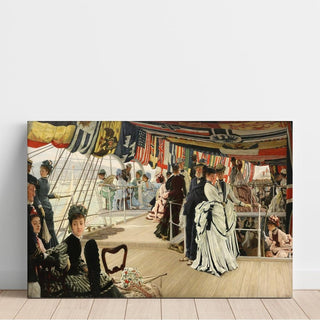 Le bal à bord du navire - James Tissot | Reproduction Tableau Décoration murale affiche copie