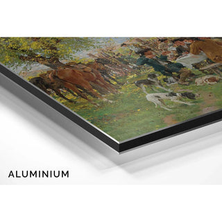 Le déjeuner des chasseurs - Raffaello Sorbi | Reproduction Tableau Décoration murale affiche copie