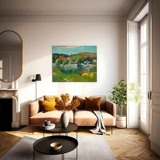 Le gardien de porcs - Paul Gauguin | Reproduction Tableau Décoration murale affiche copie