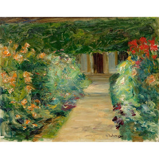 Le jardin potager à Wannsee, vue vers l'est - Max Liebermann | Reproduction Tableau Décoration murale affiche copie