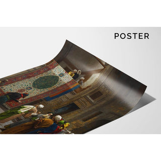 Le marchand de tapis - Jean-Léon Gérôme | Reproduction Tableau Décoration murale affiche copie