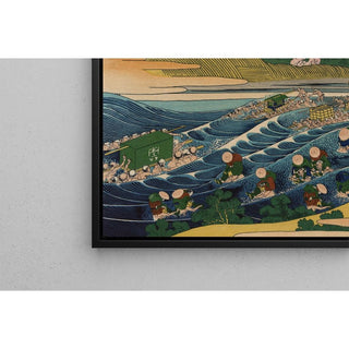 Le mont Fuji à Kanaya sur le Tōkaidō - Katsushika Hokusai | Reproduction Tableau Décoration murale affiche copie