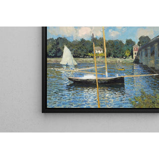 Le pont à Argenteuil - Claude Monet | Reproduction Tableau Décoration murale affiche copie