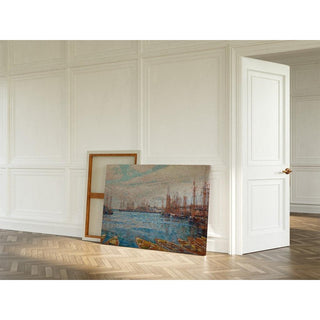 Le port aux mille mâts - Childe Hassam | Reproduction Tableau Décoration murale affiche copie