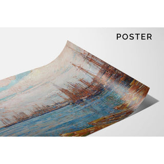 Le port aux mille mâts - Childe Hassam | Reproduction Tableau Décoration murale affiche copie