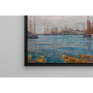 Le port aux mille mâts - Childe Hassam | Reproduction Tableau Décoration murale affiche copie