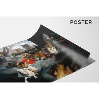 Le saut de Marcus Curtius - Jean-Léon Gérôme | Reproduction Tableau Décoration murale affiche copie