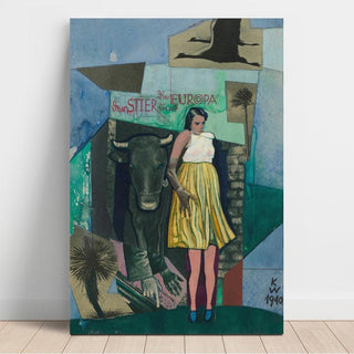 Le taureau et l'Europe - Karl Wiener | Reproduction Tableau Décoration murale affiche copie