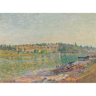 Les Coteaux de La Celle-sous-Moret, Vus de Saint-Mammès - Alfred Sisley | Reproduction Tableau Décoration murale affiche copie