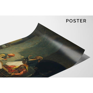 Les Joueurs de dames - Jean-Léon Gérôme | Reproduction Tableau Décoration murale affiche copie