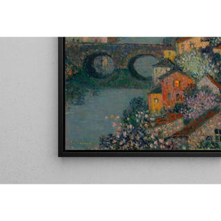 Les Maisons Sur La Rivière - Henri Le Sidaner | Reproduction Tableau Décoration murale affiche copie