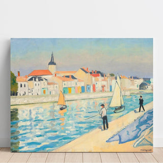Les Pêcheurs à la ligne, La Chaume - Albert Marquet | Reproduction Tableau Décoration murale affiche copie