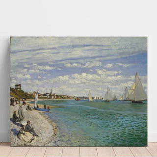 Les Régates à Sainte-Adresse - Claude Monet | Reproduction Tableau Décoration murale affiche copie