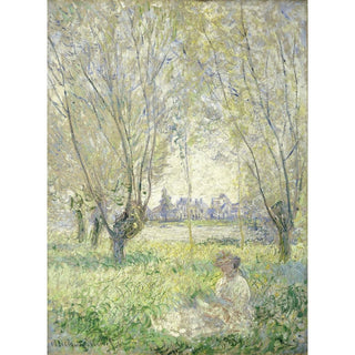 Les Saules - Claude Monet | Reproduction Tableau Décoration murale affiche copie