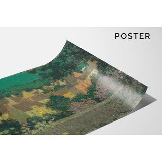 Les Toits, Composition - Henri Le Sidaner | Reproduction Tableau Décoration murale affiche copie