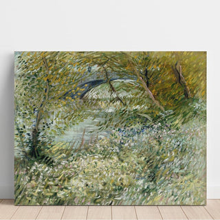 Les berges de la rivière au printemps - Vincent van Gogh | Reproduction Tableau Décoration murale affiche copie