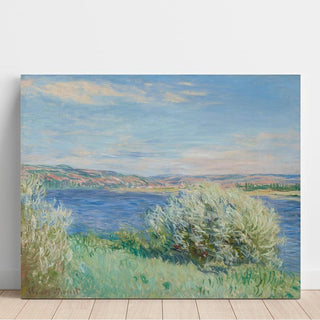 Les bords de la Seine près de Vétheuil - Claude Monet | Reproduction Tableau Décoration murale affiche copie