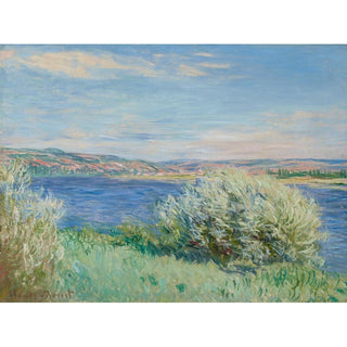 Les bords de la Seine près de Vétheuil - Claude Monet | Reproduction Tableau Décoration murale affiche copie