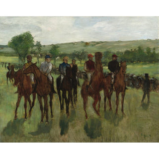 Les cavaliers - Edgar Degas | Reproduction Tableau Décoration murale affiche copie