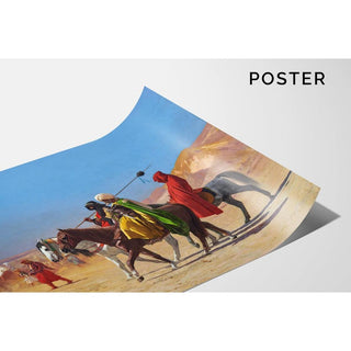 Les cavaliers traversent le désert - Jean-Léon Gérôme | Reproduction Tableau Décoration murale affiche copie