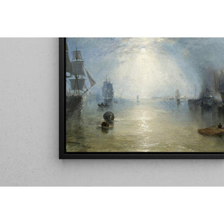 Les haleurs chargeant du charbon au clair de lune - Joseph Mallord William Turner | Reproduction Tableau Décoration murale affiche copie
