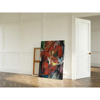 Les renards - Franz Marc | Reproduction Tableau Décoration murale affiche copie